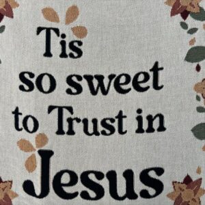 Tis So Sweet To Trust In Jesus Blanket