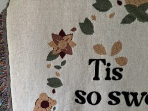Tis So Sweet To Trust In Jesus Blanket