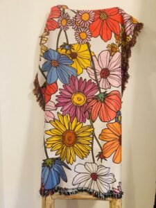 FLOWER THROW BLANKET